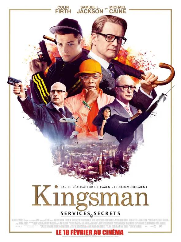 Affiche du film Kingsman Services Secrets